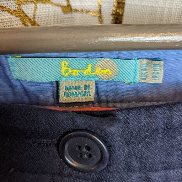 Boden wool slacks, navy blue - Picture 2 of 3